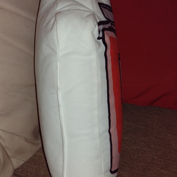 Home accent pillow ""oh la la!"" NWOT - Picture 3 of 4